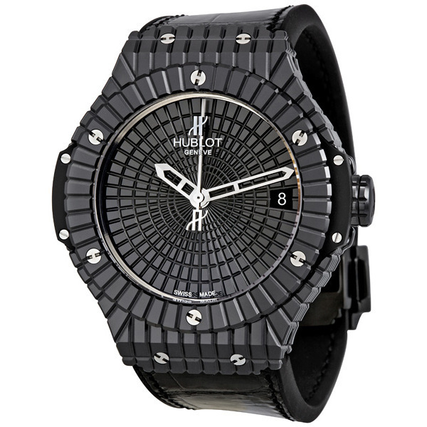 Hublot Big Bang Swiss Clone 34mm Case Black Face Automatic Water-Resistant Watch