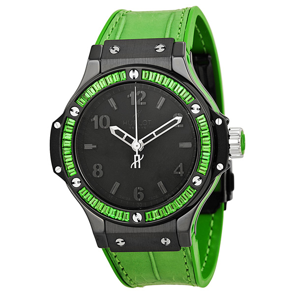 Hublot Big Bang 36mm Ceramic Aviator Pilot Watch - Dark Black Face Auto Movt