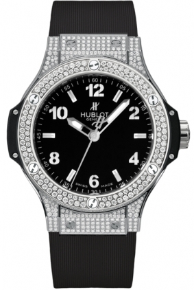 Hublot Big Bang 36mm Diamond-Set Luxury Chronograph Watch