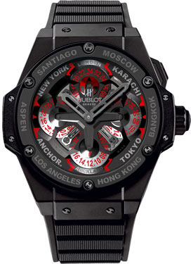 Hublot Big Bang Clone Multi-Layer Black Skeleton Automatic Chronograph Watch