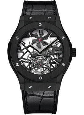 Hublot Classic Fusion 41mm Black Ceramic Case Automatic Black Dial Luxury Imitation Watch
