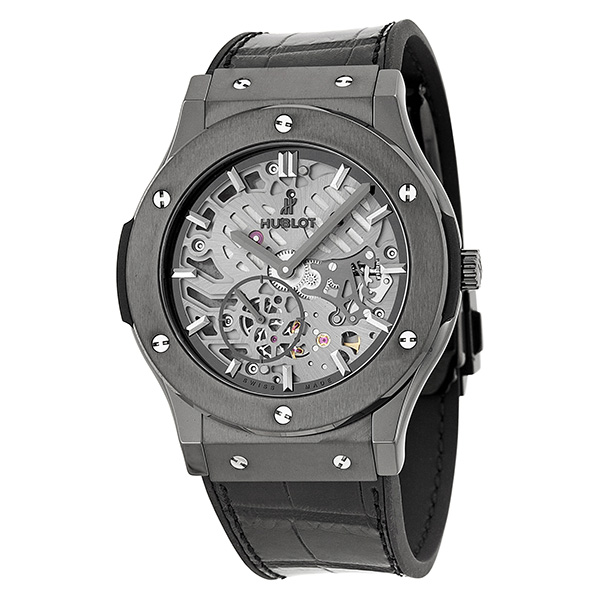 Hublot Classic Fusion Imitation Chronograph 41mm Automatic Black Face Stainless Steel Watch