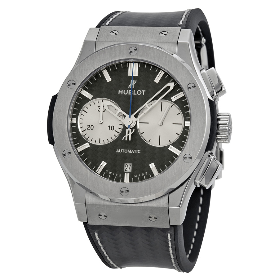 Hublot Classic Fusion Imitation 521.NX.1717.QR.BOM13 Automatic Chronograph Watch with Blue Dial
