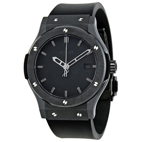 Hublot Classic Fusion Clone 41mm Black Ceramic Case Automatic Chronograph Watch