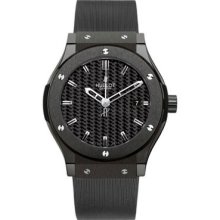 Hublot Classic Fusion Automatic Chronograph Imitation Watch with Black Face & Titanium Case