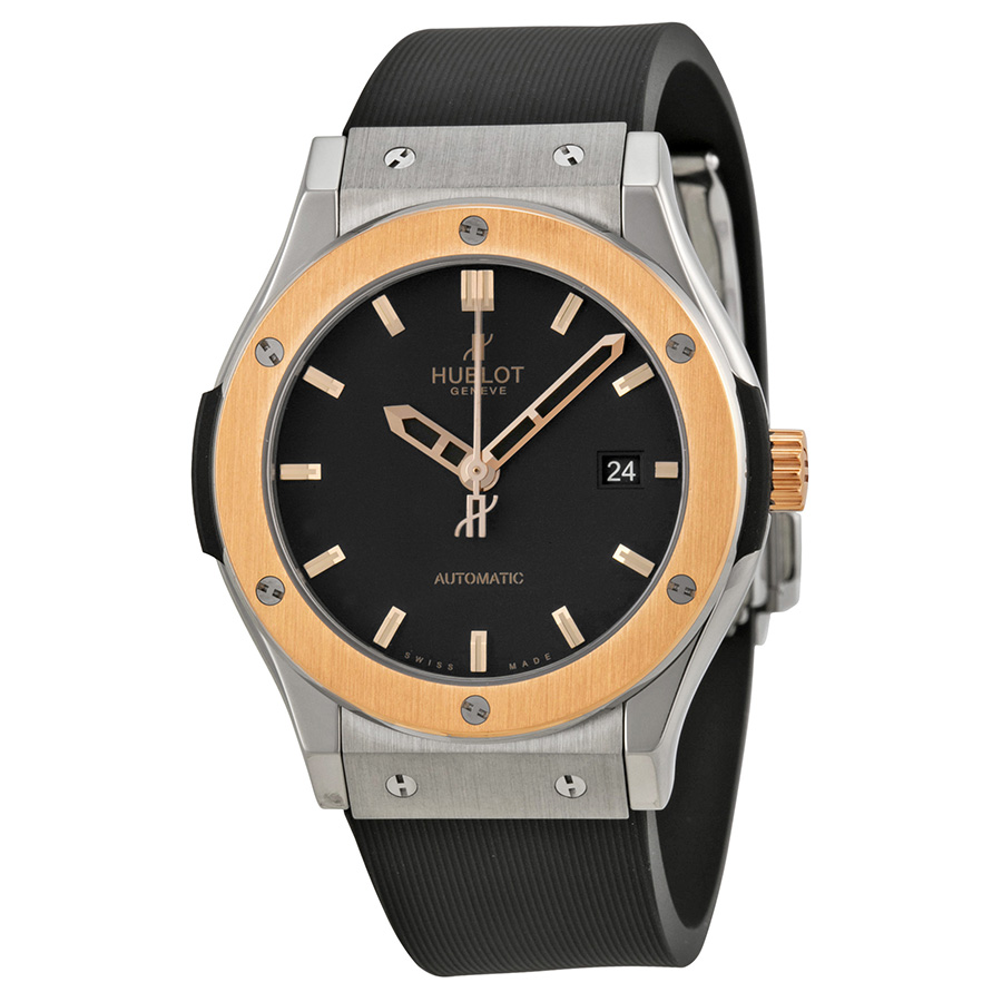Hublot Classic Fusion Clone - Quartz Movement - Sleek Titanium Case - Blue Chronograph Watch