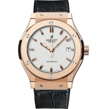 Hublot Classic Fusion Clone 41mm Black DLC Case Automatic Black Dial Water-Resistant Mens Watch