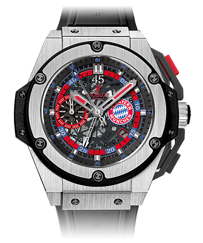 Hublot UEFA Euro Homage Black Dial Automatic Chronograph Watch