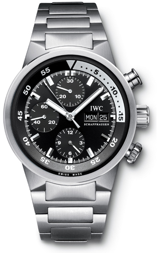 IWC Automatic Pilot 3719-28 Jet Black Face Steel Case Water-Resistant Watch