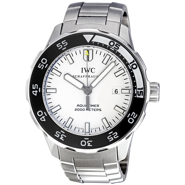 IWC Aquatimer Dive Master 43mm Automatic Stainless Steel Jet Black Face Water-Resistant Watch