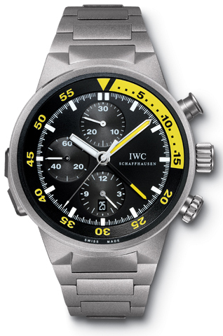 IWC Aquatimer Dive Master Automatic 43mm Steel Blue Face Replica Watch
