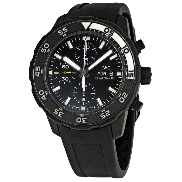 IWC Aquatimer Dive Master 43mm Automatic Black Face Replica Watch