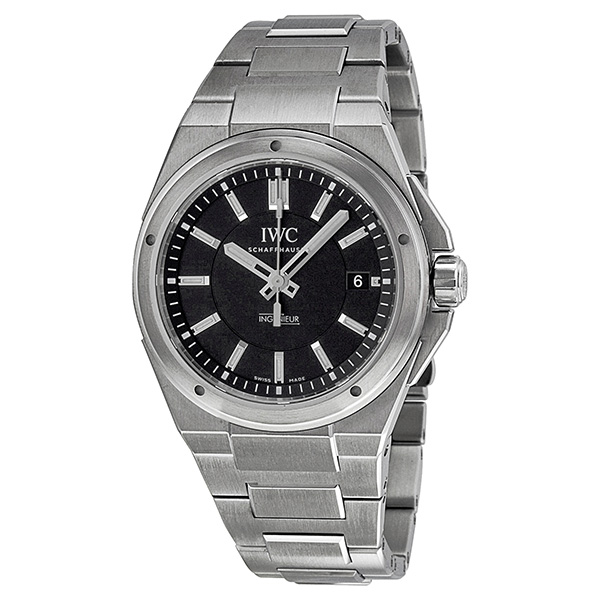 IWC Ingenieur Chronograph Automatic Black Face Mens Watch