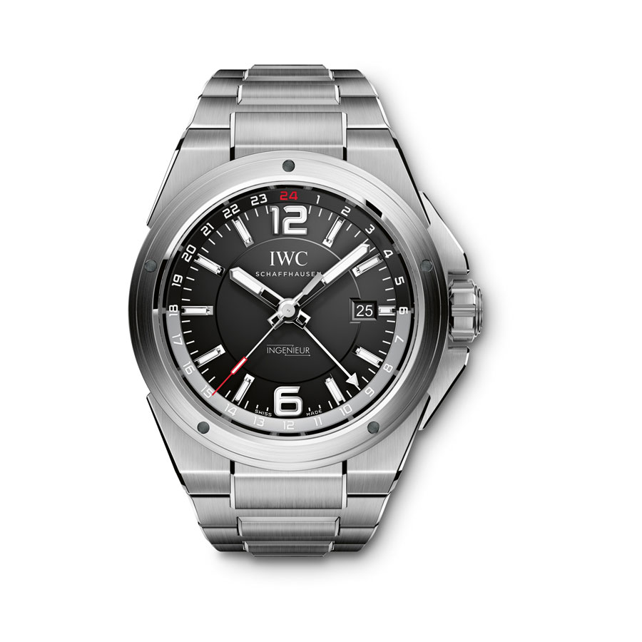 IWC Ingenieur IW324402 Automatic Jet Black Dial Chronograph Watch