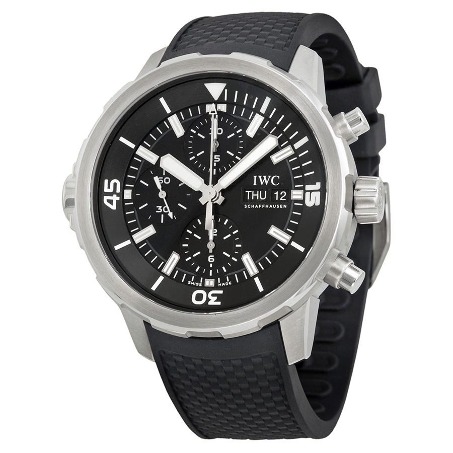 IWC Swiss Clone IW376803 Automatic Watch - Precision Crafted Steel Case with Jet Black Dial