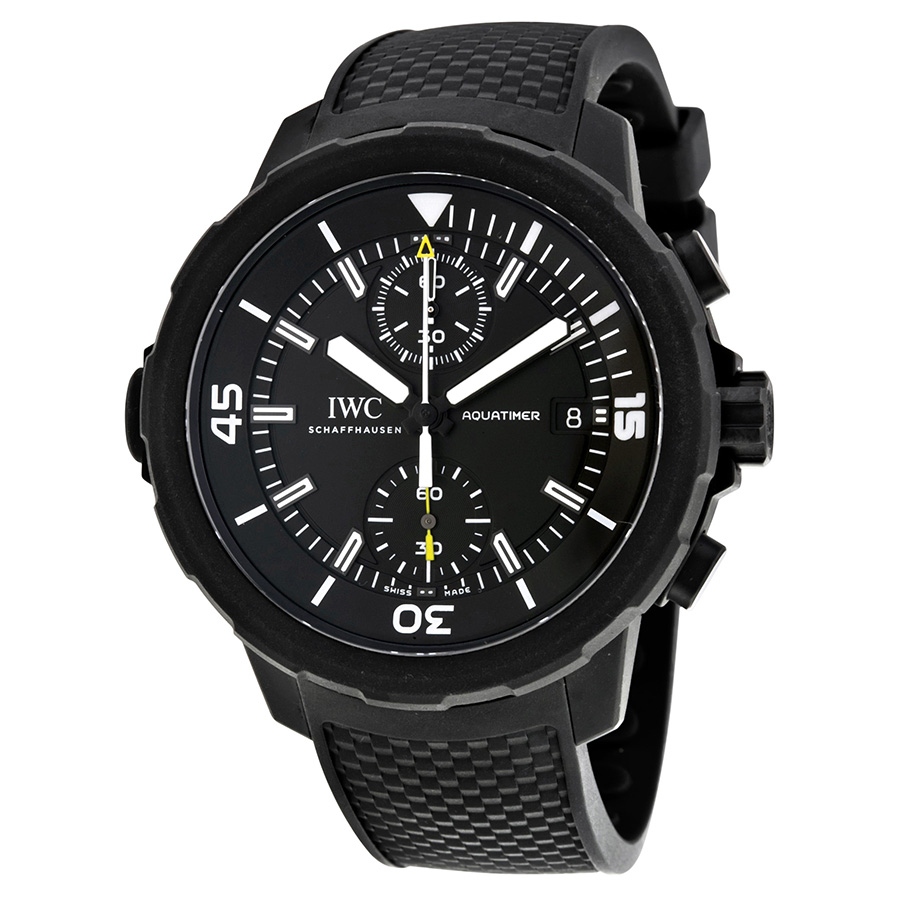 IWC IW379502 Black Precision Timepiece - Automatic Movement, Stainless Steel Case, Jet Black Dial Watch