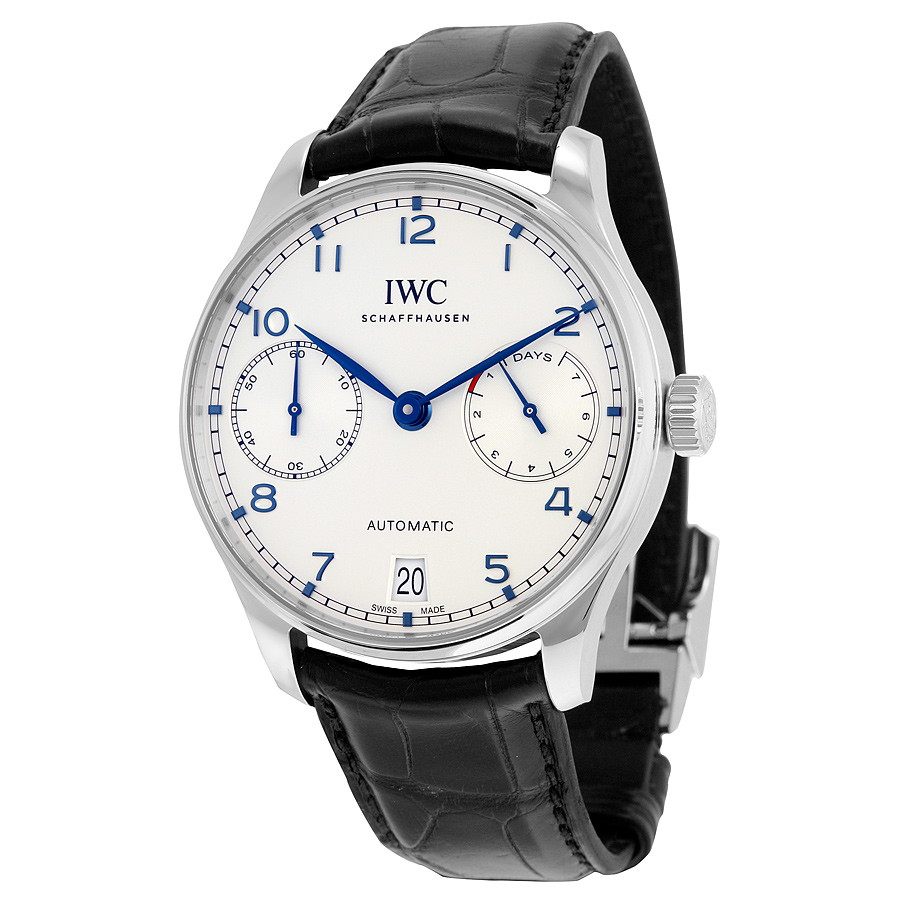 IWC IW500705 Automatic Pilot Chronograph Reps - Steel Case - Black Dial - 41mm Watch
