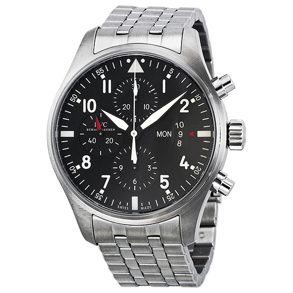IWC Pilot IW377704 Jet Black Automatic Flyback Chronograph Watch