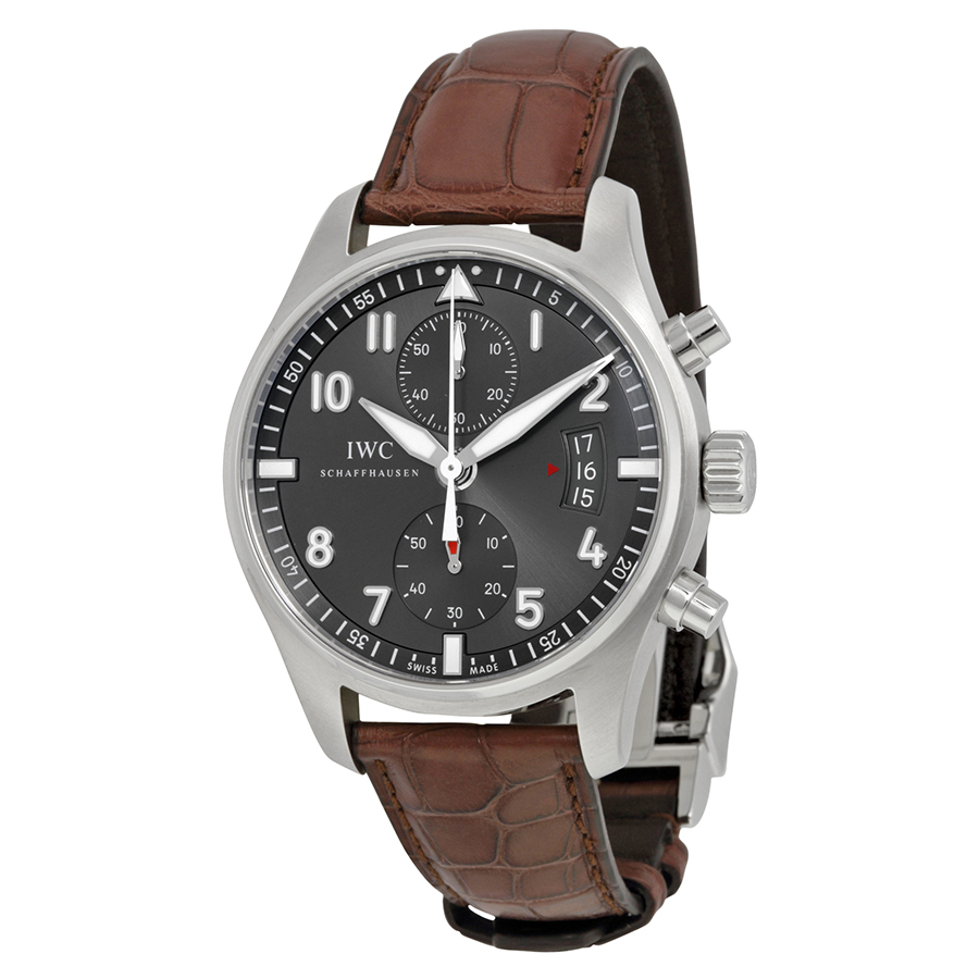 IWC Pilot's Watch IW387802 - Slate Grey Automatic Chronograph - Precision Flight Time