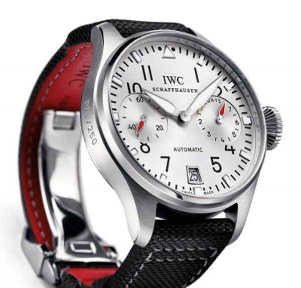 IWC Pilot Automatic Swiss Chronograph 500432 Jet Black Face 43mm Watch