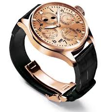 IWC Classic Pilot Automatic Chronograph 50mm Titanium Case Jet Black Dial Water Resistant Watch