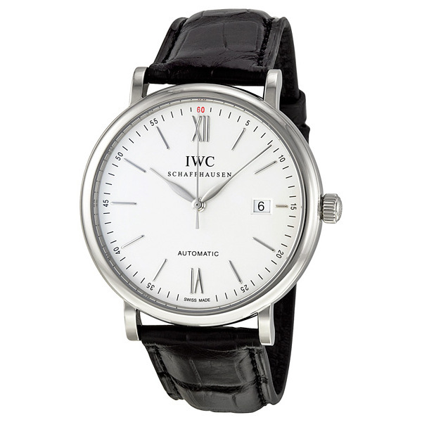 IWC Portofino 356501 Automatic 40mm Black Face Steel Case Mens Watch Clone