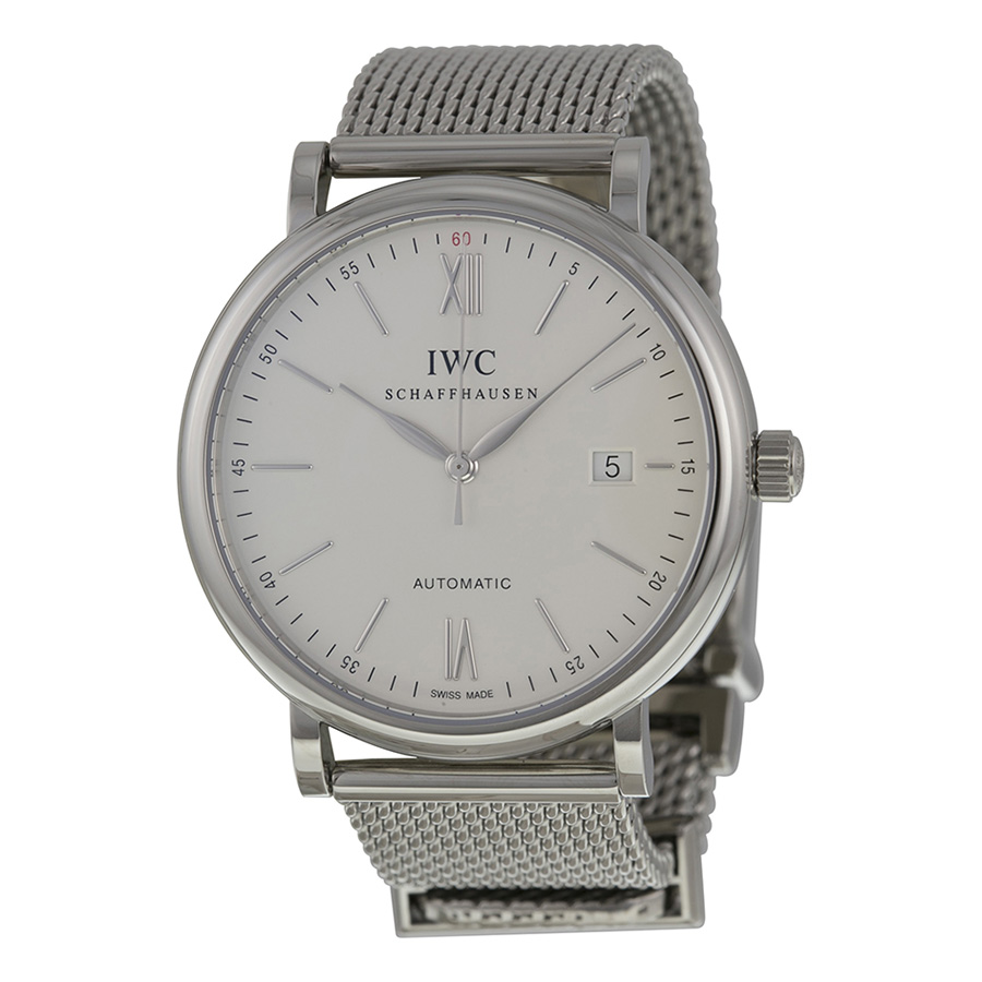 IWC Portofino IW356507 - Swiss Clone Silver Case Automatic Chronograph Mens Watch