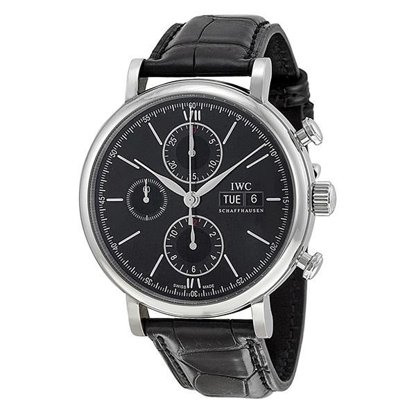 IWC Portofino IW391008 Timepiece: Black Face, Swiss Automatic, 41mm Stainless Steel Luxury Replica Watch