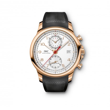 IWC Portugieser Chronograph Silver Dial Steel Automatic Replica Watch