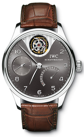 IWC Portuguese IW504207 - Precision Chronograph - Black Dial - Automatic - 41mm Stainless Steel Watch