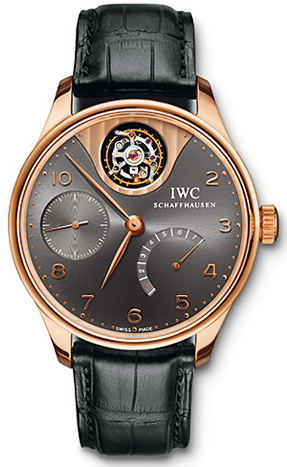 IWC Portuguese IW504210 - Masterpiece Steel Automatic 43mm Black Dial Watch