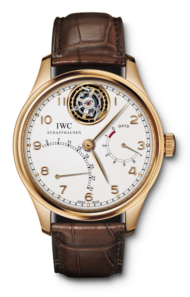 IWC Portuguese Masterpiece Swiss Clone 42mm Automatic Black Face Water-Resistant Timepiece