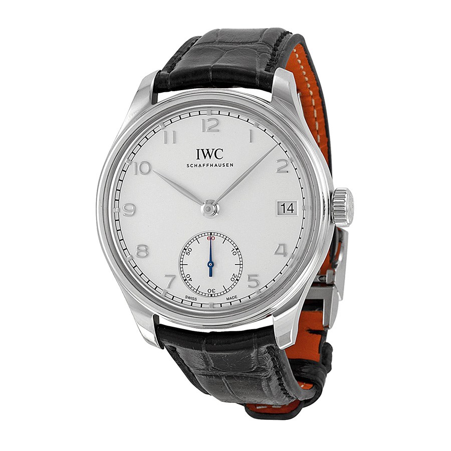 IWC Portuguese IW510203 Swiss Clone Automatic Watch - Elegant Black Dial & Steel Case