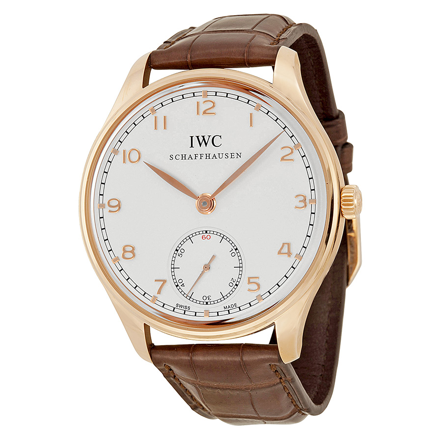 IWC Portuguese 18K Rose Gold Automatic 41mm Watch - Elegant Timepiece