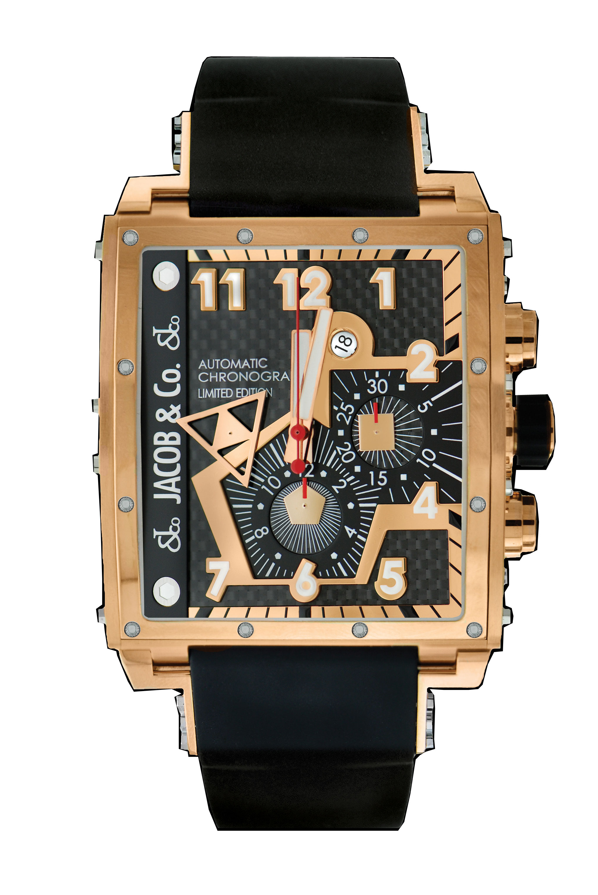 Jacob & Co. Epic I Imitation Automatic Black Dial Men's Watch