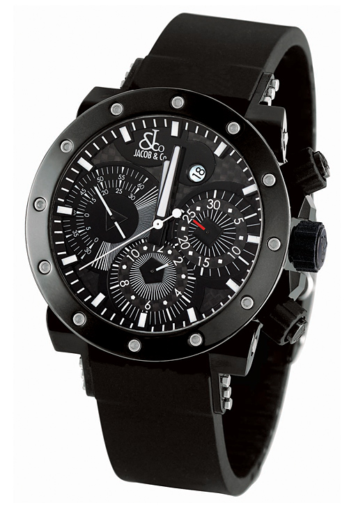 Jacob & Co. Epic II Clone Automatic 18K Rose Gold Chronograph Watch