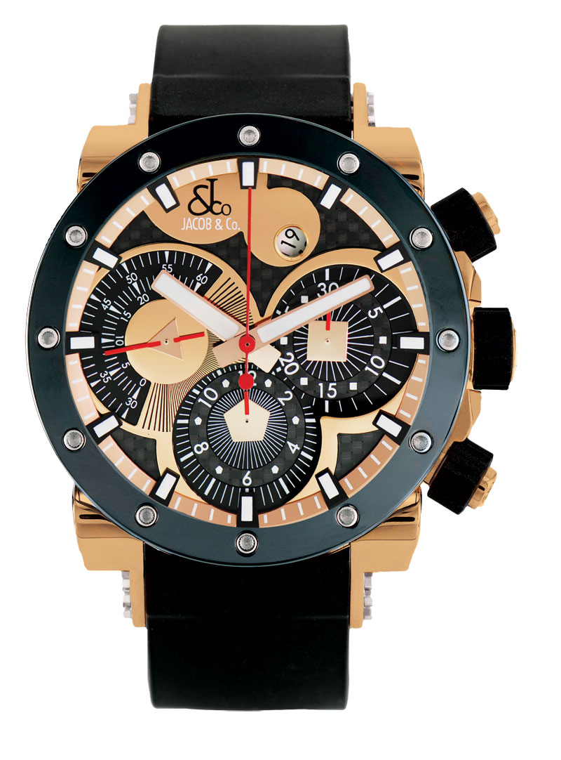 Jacob & Co. Epic II Chronograph 47mm Automatic Jet Black Watch