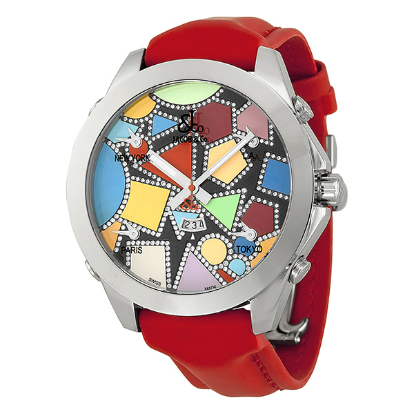Jacob & Co. Five Time Zone Swiss Automatic Steel Watch Replica