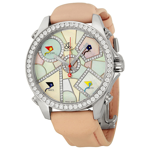 Jacob & Co. JCM118DA Imitation Multi-Time Zone Chronograph Watch