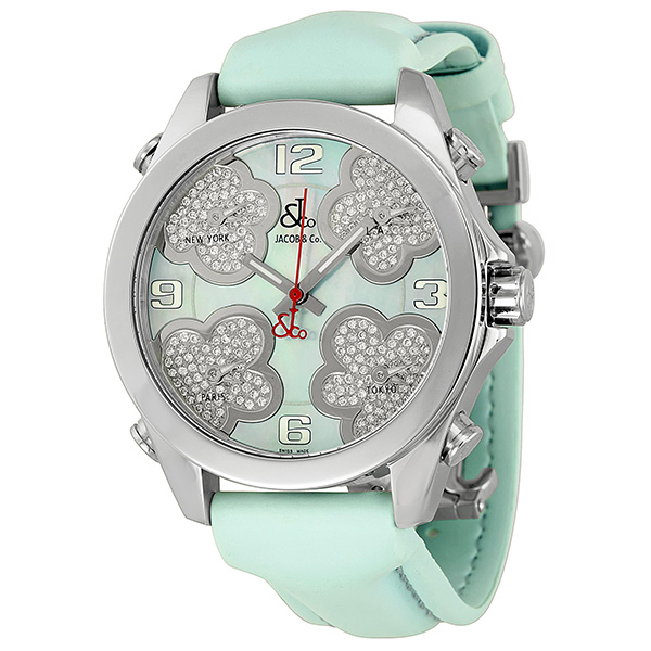 Jacob & Co. Five Time Zone Quartz World Time Watch Replica