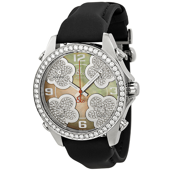 Jacob & Co. JCMATH15 Mother of Pearl Diamond-Pave Timepiece with 5 Zones Auto-Watch