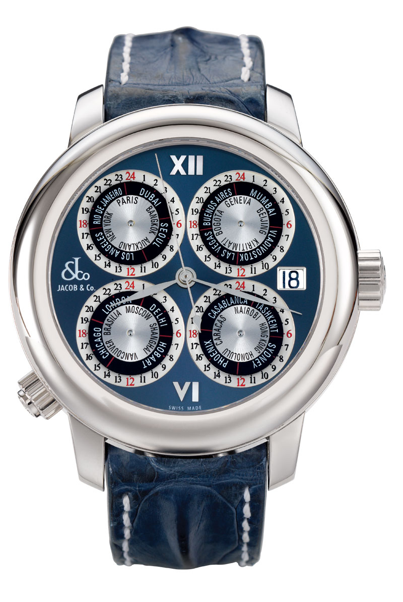 Jacob & Co. GMT Master Clone Automatic Swiss Movement Chronograph Watch