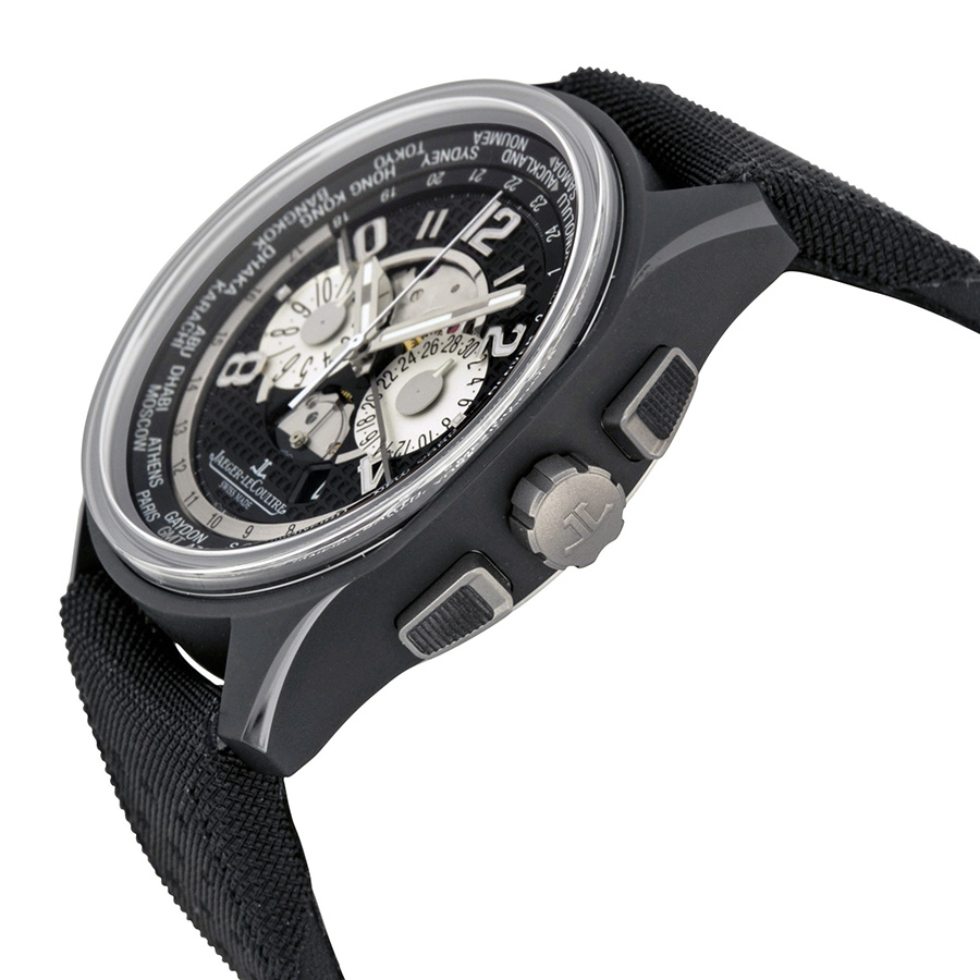 Jaeger LeCoultre AMVOX Q193J471 Jet Black Chronograph Replica Watch