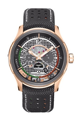 Jaeger LeCoultre AMVOX Q1972473 Chronograph Clone Automatic Jet Black Face Watch