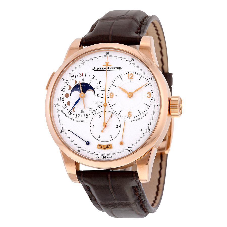 Jaeger LeCoultre Duometre Q Hand-Wound Chronograph Watch - Precision Steel Case