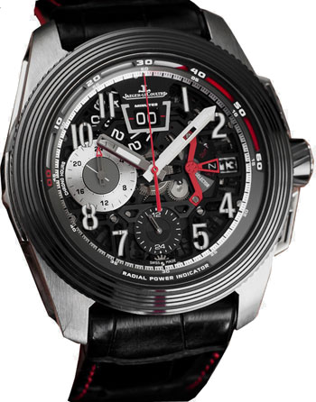 Jaeger LeCoultre Master Extreme Clone 203T540 Automatic Chronograph Black Dial Mens Watch