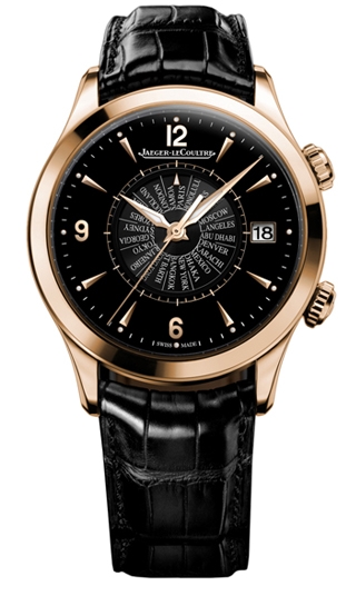 Jaeger-LeCoultre Master Automatic Jet Black Face Water-Resistant Luxury Watch