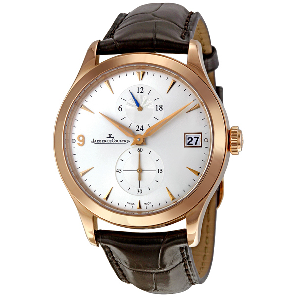 Jaeger LeCoultre Master Q1622430 Imitation Swiss Automatic 38mm Silver Dial Chronograph Watch