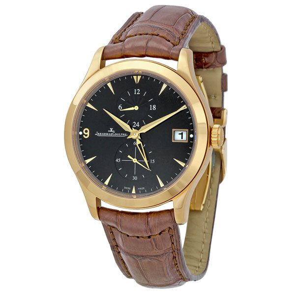 Jaeger-LeCoultre Master Automatic Black Face Chronograph Watch