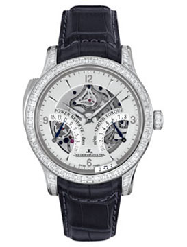 Jaeger LeCoultre Master Q1646421 Platinum Automatic Timepiece with Blue Moon Dial